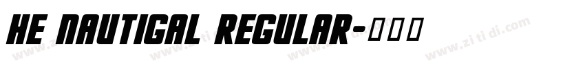 he Nautigal Regular字体转换